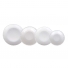 Linha de pratos opaline branca